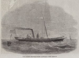 The Screw Clipper-Yacht Gazelle (gravyr) av English School