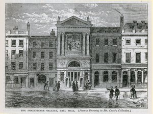 Shakespeare Gallery, Pall Mall, London av English School