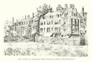 The Shops of Charles and William Hutt, bokhandlare (litho) av English School