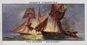 Slaveriet "Boladora" (färglitografi) av English School