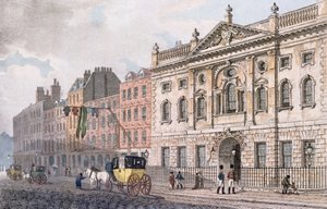 Den södra fronten av Ironmongers Hall, från 