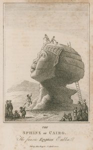 Sfinxen i Kairo, det berömda egyptiska emblemet av English School