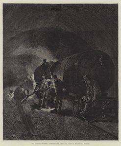 St Gothard-tunneln (gravyr) av English School