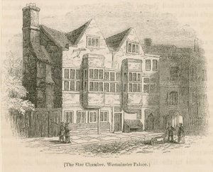 Stjärnkammaren, Westminster Palace, London av English School