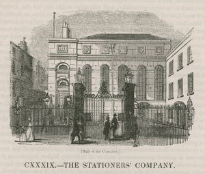The Stationers Company: Hall of the Company av English School
