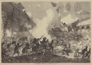 The Storming of Lucknow (gravyr) av English School