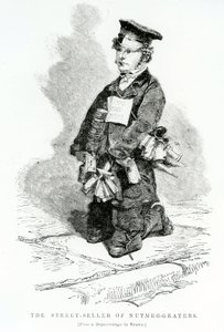Gatusäljaren av muskotrivjärn, ca 1840 av English School