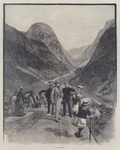 "Solstrålen" i Norge, av Lady Brassey (gravyr) av English School