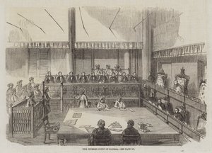 Högsta domstolen i Madras (gravyr) av English School
