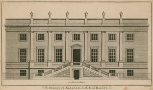 The Surgeons Theatre i Old Bailey, London av English School