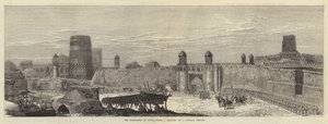 The Surrender of Khiva (gravyr) av English School