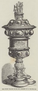 Swiney Bequest Silver Cup, designad av D Maclise, RA (gravyr) av English School
