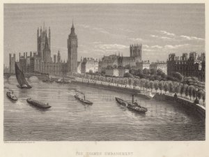 Themsen Embankment, London av English School