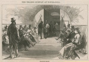 Themsen tunnelbana vid Tower Hill av English School