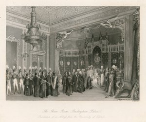 Throne Room, Buckingham Palace av English School