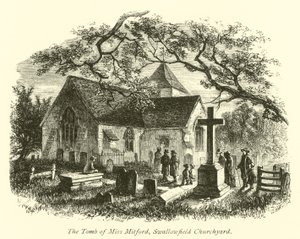Miss Mitfords grav, Swallowfield Churchyard av English School