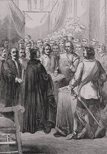 The Treaty of Westphalia, från The History of France, av Emile de Bonnechose, utgiven av Ward, Lock and Co, London av English School
