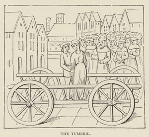 The Tumbril (gravyr) av English School
