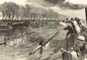 University Boat-Race Dead-Heat av English School