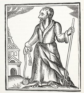 The Wandering Jew, illustration från Chap-books of the artonde århundradet av John Ashton, pub. 1882