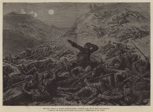 The War, Effect of Modern Breechloaders, "Turkish Loss, 800 in about Ten Minutes" (gravyr) av English School