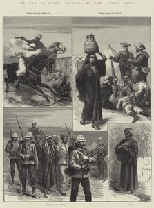 Kriget i Egypten (gravyr) av English School