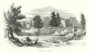 Wey Bridge (gravyr) av English School
