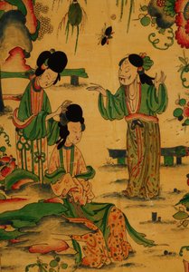 The Witcombe Cabinet, c.1697 (japanned och försilvrat trä) av English School