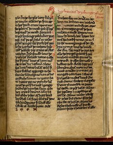 The Wohunge of ure Lauerd, bomull MS Titus D XVIII, f.127r av English School