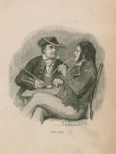 Garnet; illustration från Poor Jack av Frederick Marryat av English School