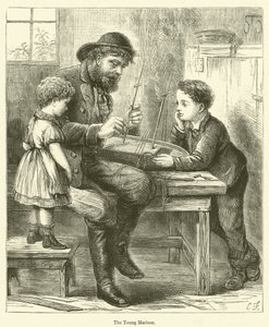 Den unge sjöfararen (gravyr) av English School