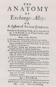 Anatomin i Exchange Alley av English School