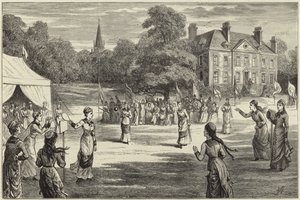 Det antika nationella spelet pallboll av English School