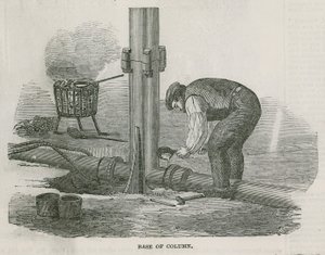 Byggnaden i Hyde Park, London, för den stora utställningen 1851 av English School