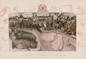 Hundraårsjubileet av Smithfield Club Cattle Show av English School