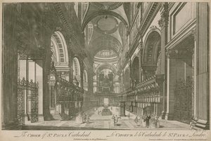 Kören i St Pauls Cathedral, London av English School