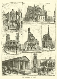 Paris kyrkor av English School