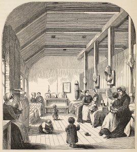Den dömda barnkammaren i Brixton, illustration från The Criminal Prisons of London och Scenes from Prison Life av Henry Mayhew och John Binny, pub. 1862 av English School