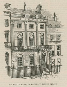 Dynamitens upprördhet i Westminster; Sir Watkin W Wynns hus, St James