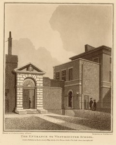 Ingången till Westminster School av English School