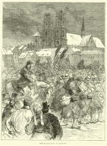 Evakueringen av Orleans, december 1870 av English School