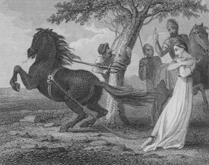 Avrättningen av Brunhilda av Austrasia av Chlothar II, 613; av English School
