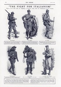 Kampen för italienskismen, första världskriget, 1915 av English School