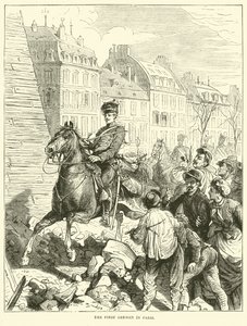 Den första tysken i Paris, februari 1871 av English School