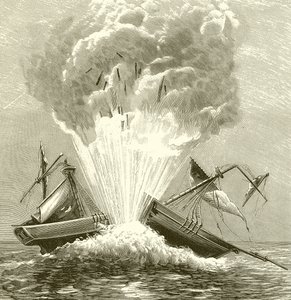 Den första torpeden, 1805 av English School