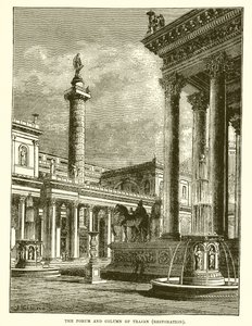 Trajanus forum och kolumn av English School