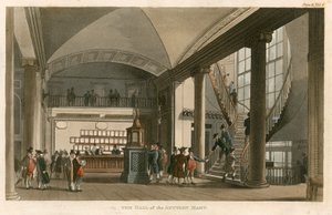 Hall of the Auction Mart, St Bartholomews Lane, London av English School