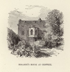 William Hogarths hem i Chiswick av English School