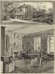 Den avlidne Charles Darwins hem av English School