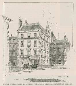 Huset där Lord Randolph Churchill dog av English School